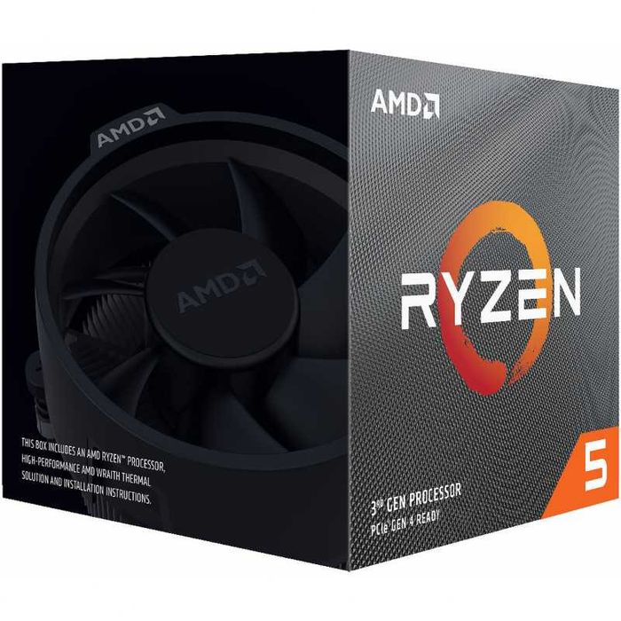 AMD Ryzen 5 3600X + Cooler Wraith Spire, 6C/12T, Socket AM4