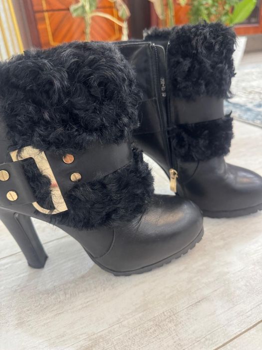 Ботильоны, натуральная кожа