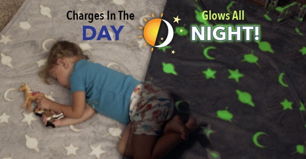 Детско одеяло, светещо в тъмното-