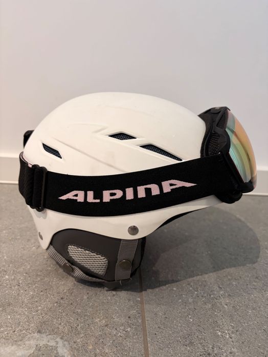 Детска ски каска Alpina Carat + Ски маска Alpina Doubleflex