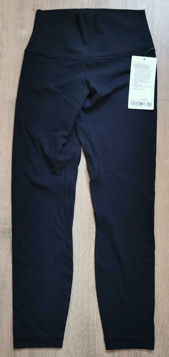 Colanti Lululemon Align Ribbed HR Pant 25”, noi cu eticheta, marimea 6 Black