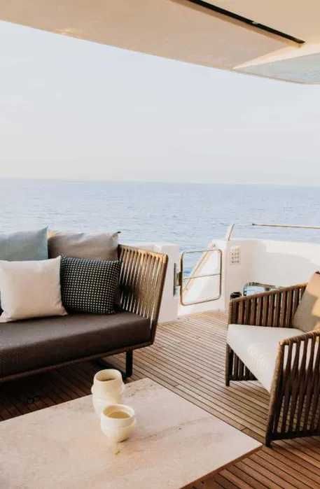 Плетенная мебель для кафе (стулья, диваны, пуфы)