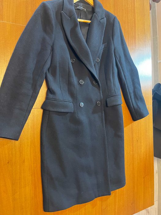 Palton Zara Woman din lână – 75% lână