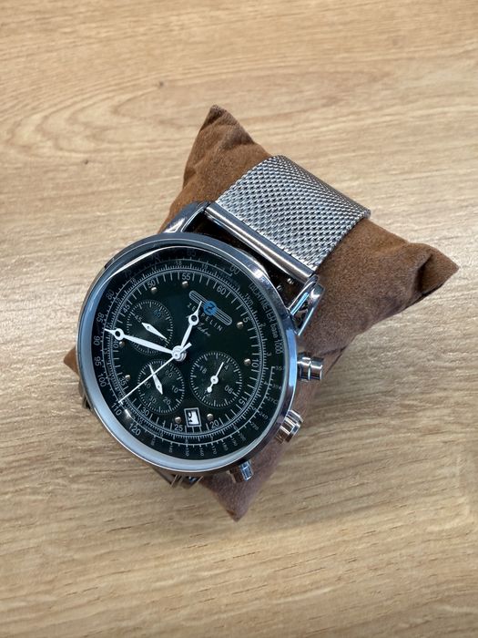 Ceas Zeppelin 100 Jahre verde