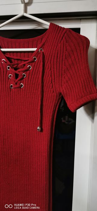 Дамска плетена рокля