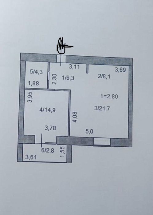 Продам квартиру в новом доме
