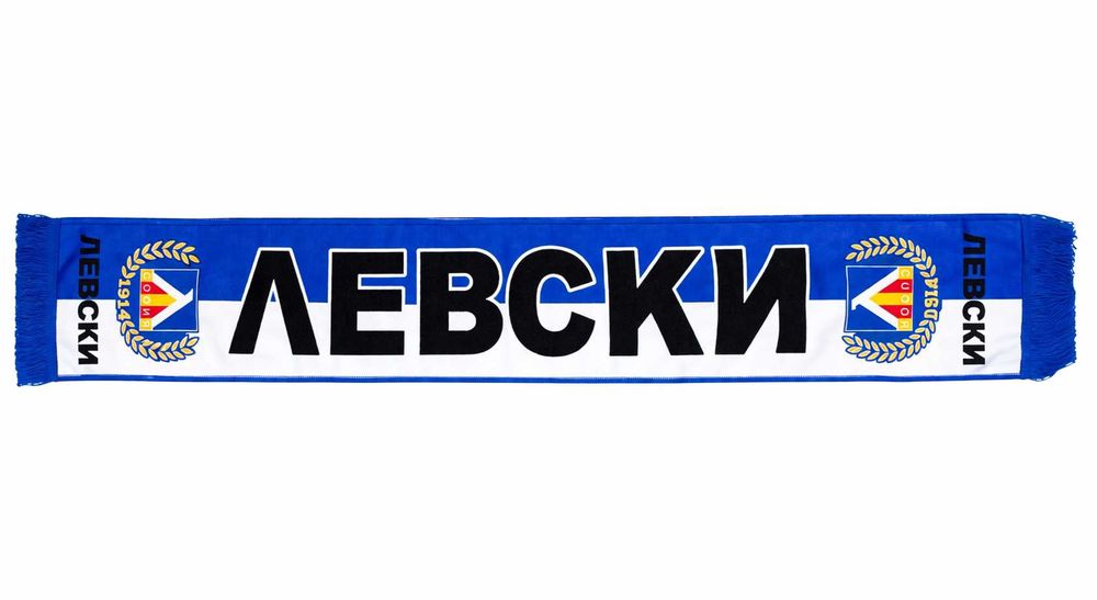 левски Шалче Синьо Бял ЛЕВСКИ Лавров Венец с бродерия