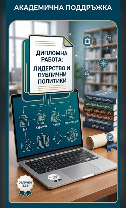 Изготвяна на есета, курсови работи, дипломни работи и магистърски тези