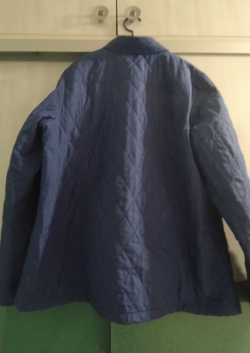 Тънко дамско яке – ирисово синьо – XXL