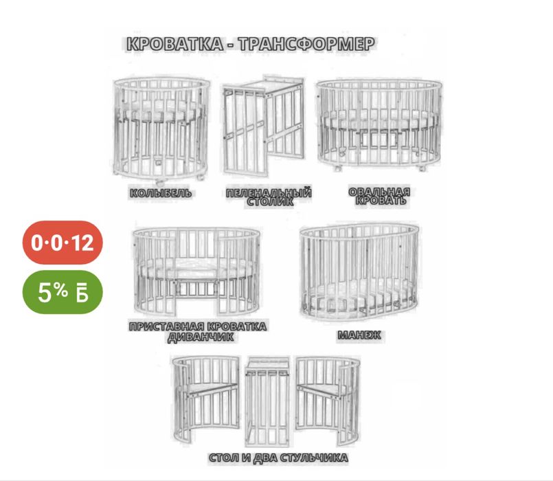 Детская кроватка