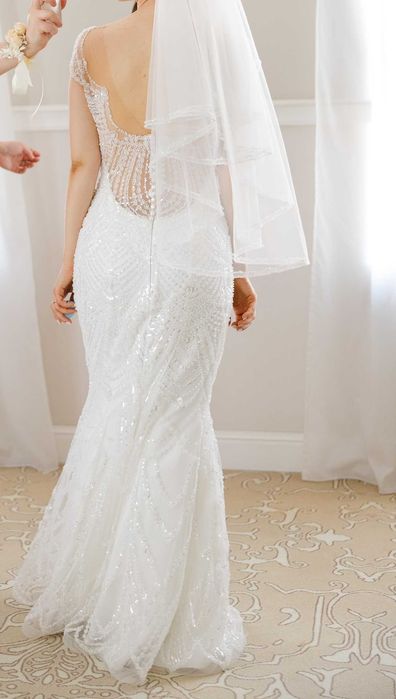 Rochie mireasa ivory tip sirena White Lady (M25-15)