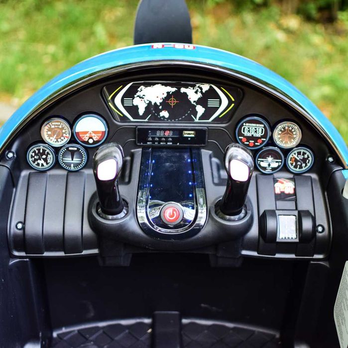 Avion electric pentru copii Eyas plane BJ20201 60W 12V, telecomanda