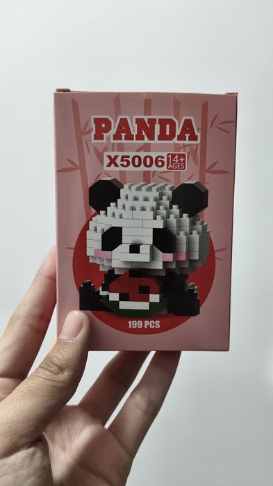 Bricks пандочки и динозавры