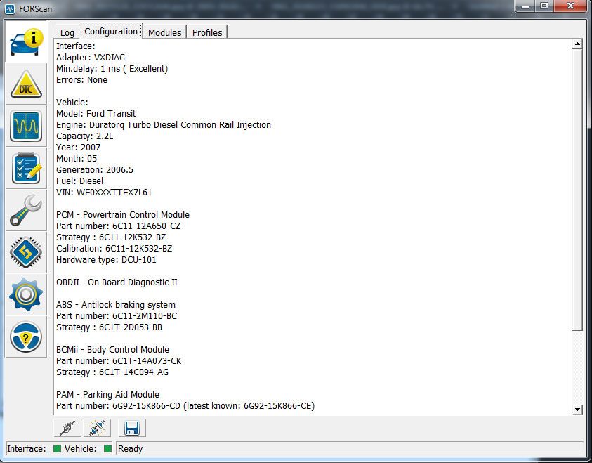 Tester/Diagnoza FORD/Mazda 2005-2025 Vlinker FS Forscan