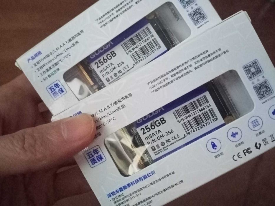 SSD msata 128gb 256gb mini sata не распакованный. Гарантия