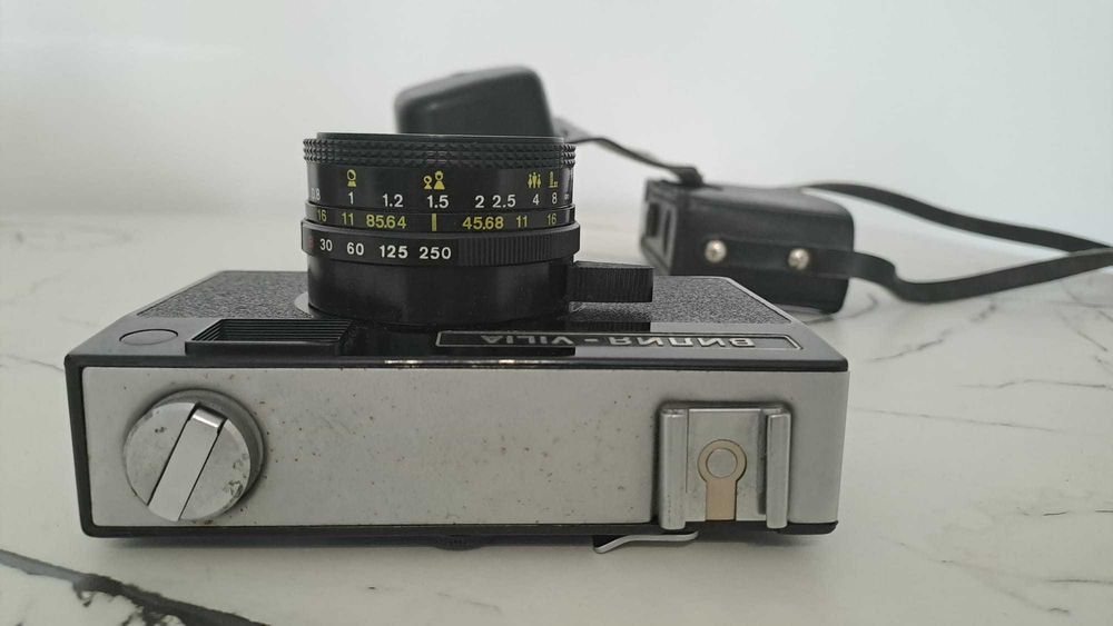 Aparat foto VILIA Belomo 35mm cu toc original piele