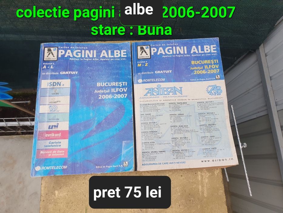 Colectie pagini albe 2006-2007
