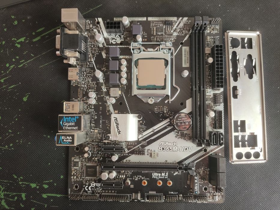 Материнская плата Asrock B365M + Intel i7-9700