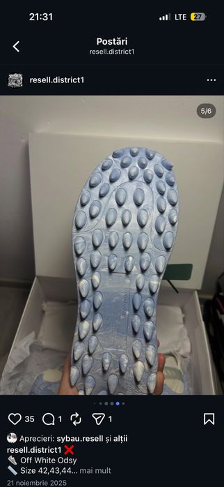 Vand OFF-Whitr blue