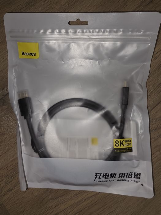 HDMI 2.1 Кабеля (8k на 60Hz) Ugreen Baseus, 2m, 1.5m, 1m