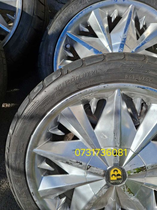 Roți 215/45/17  91Y XL de Audi e vw Vând 4 roții la preț 850 RON  folosite/adapte ptr Audi sau Volkswagen  măsură 215/45/17  91Y XL
