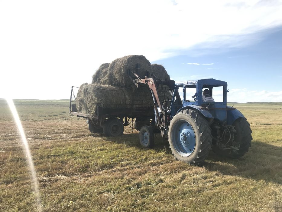 Продам трактор с прицепом