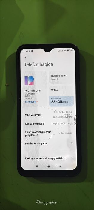 Redmi 9 telefoni