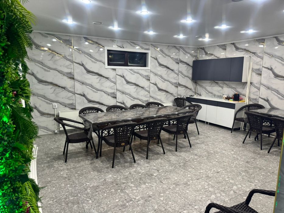 Баня на дровах с бассейном