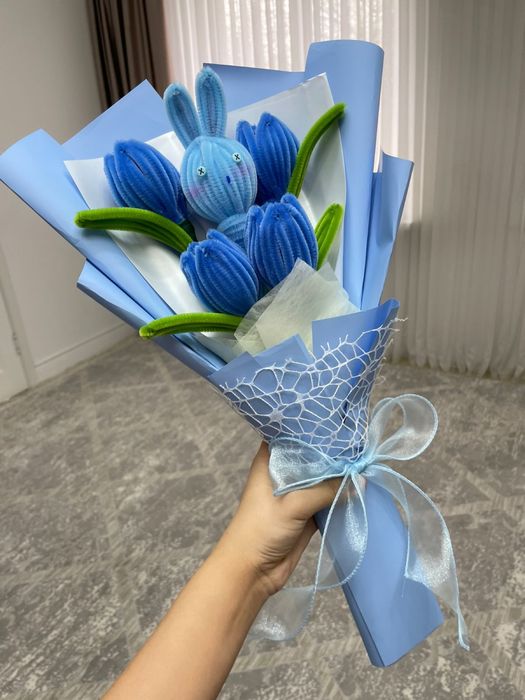 Букеты из синельной проволки