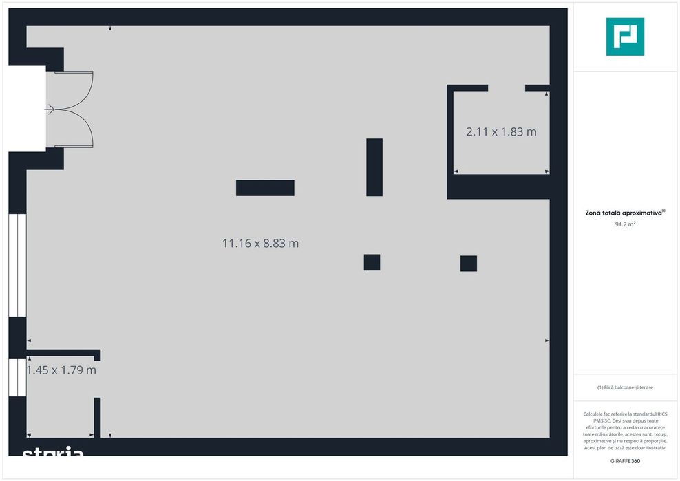 Spațiu comercial 95 mp | Pipera MTM – Voluntari