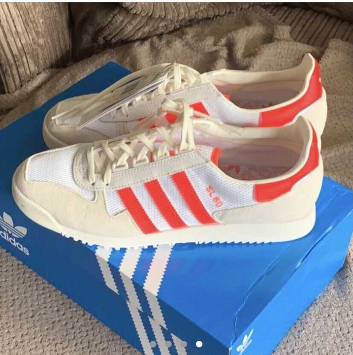 Adidasi Adidas SL 80 white-orange 100% originali 42