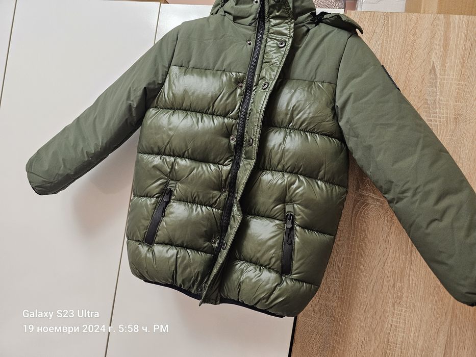 Детско ЗИМНО Яке със Сваляща се Качулка / Made in Italy *НОВО*