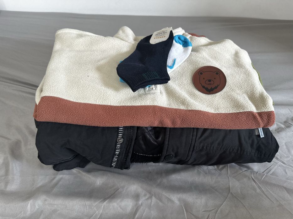 Зимна парка черна 134-140