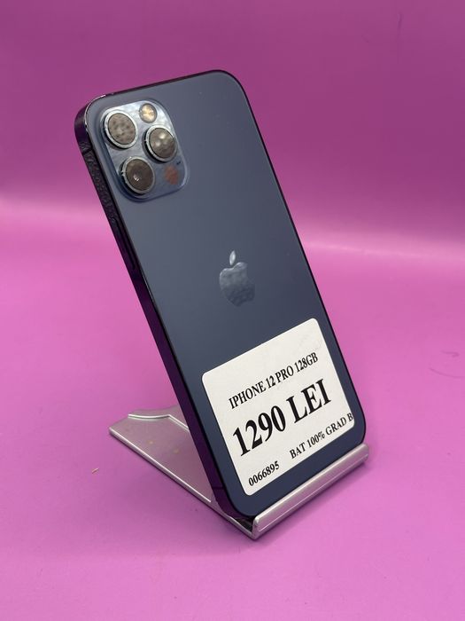IPHONE 12 PRO 128GB 100% •Matei Amanet Crangasi •00668