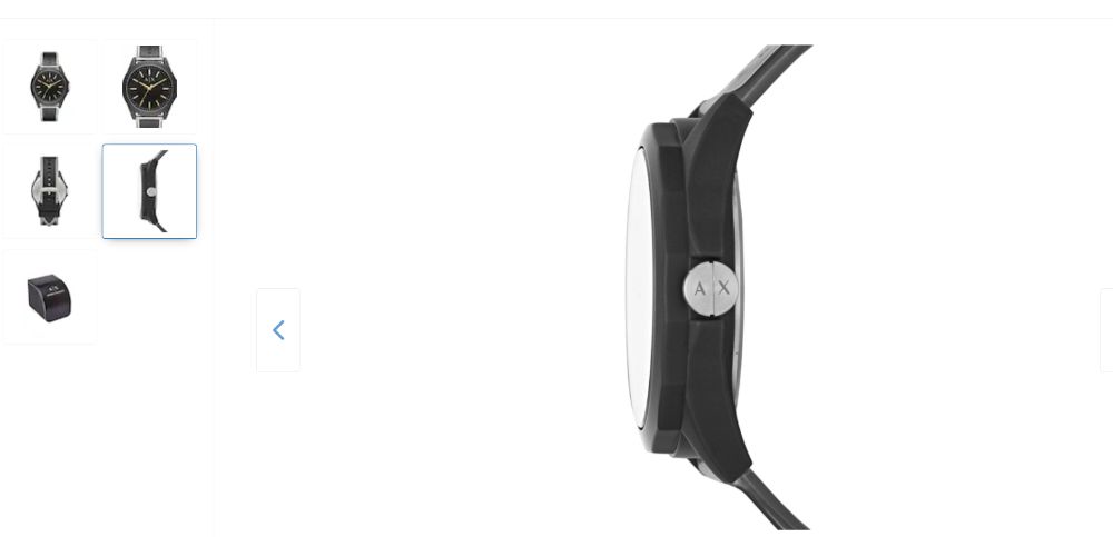 ARMANI EXCHANGE, Ceas analog cu o curea albastra nou cutie