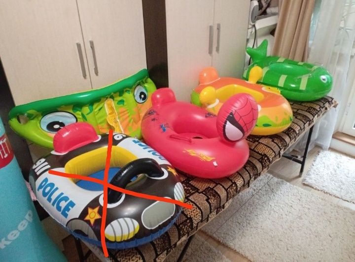 Продам круги и надувные игрушки для плавания