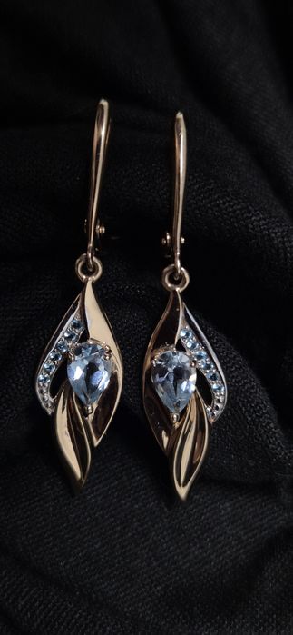 Злотые  серьги  585 проба