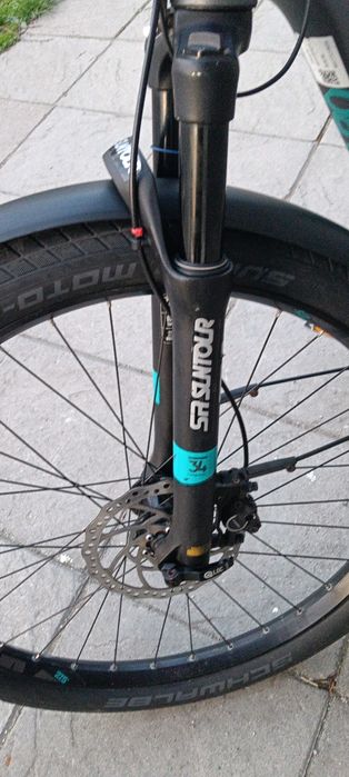 Немски електрически  велосипед Haibike Sduro 27,5 цола,45 см рамка продвам