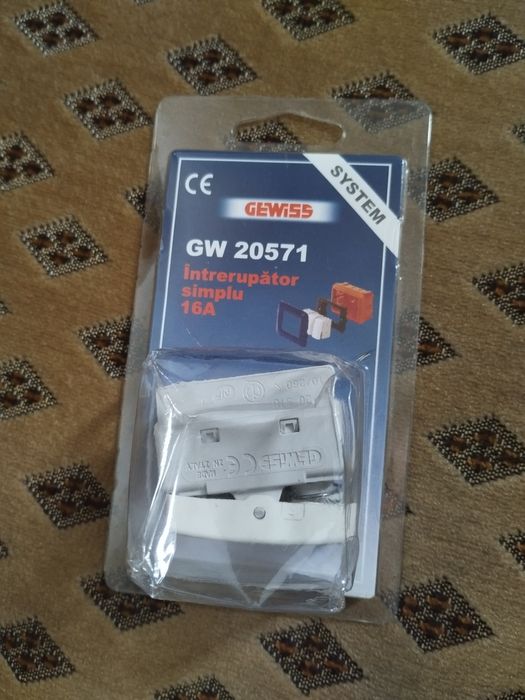 Întrerupător Gewiss simplu