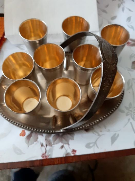 Рюмки  мельхиоровые