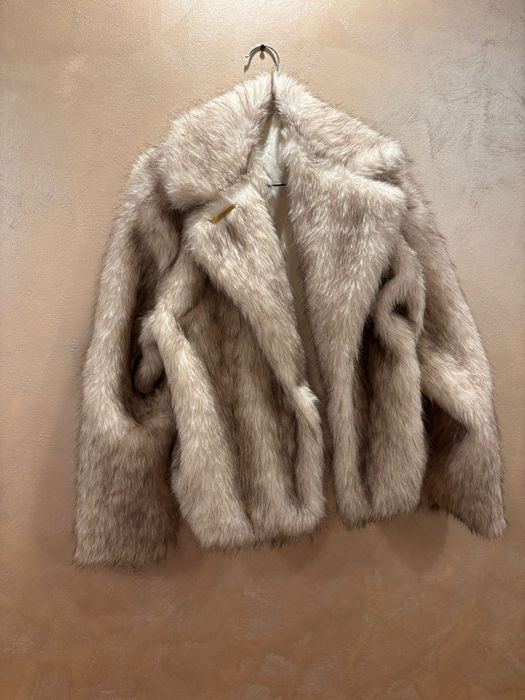 Geaca /haina blana eco,mar 38 /40