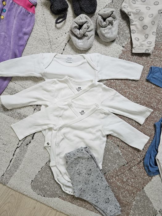 Lot hăinuțe bebe (băiețel / fetita) H&M 62