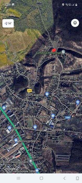 Vand teren la Corunca