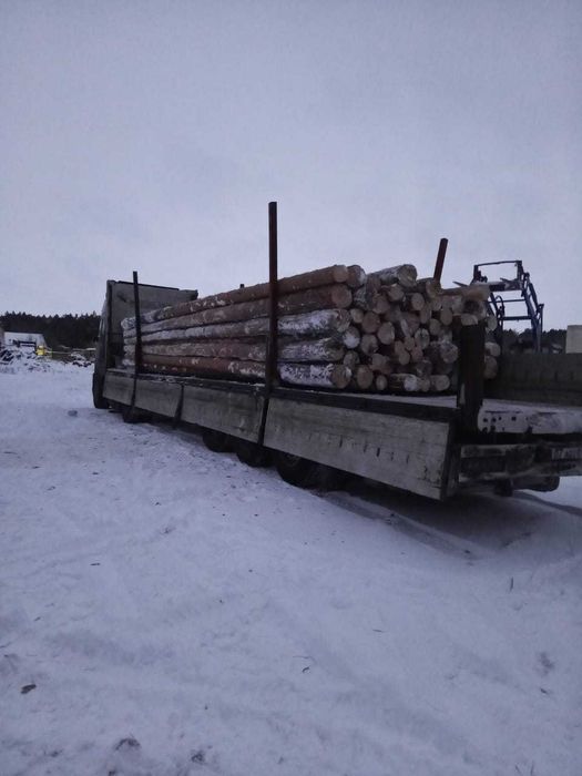 Деревянные опоры для ЛЭП И пиломатериалы