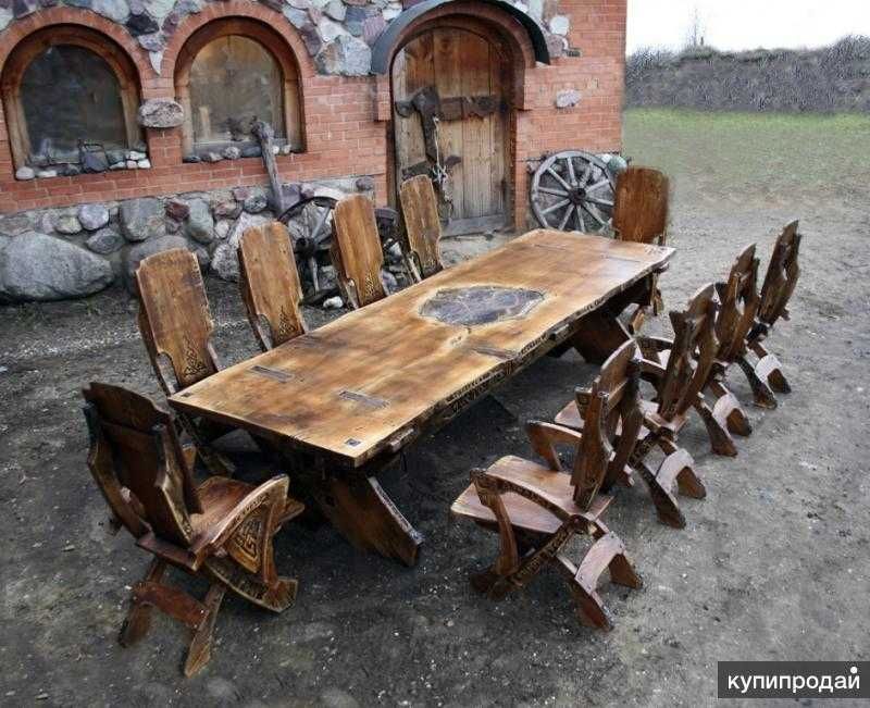 Столы и стулья под старину от производителя