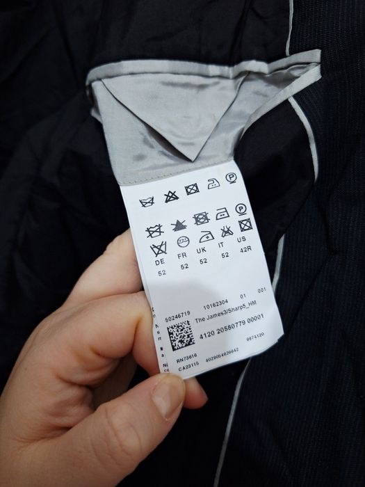 Sacou bărbați Hugo BOSS The James 100% lână mărimea 52