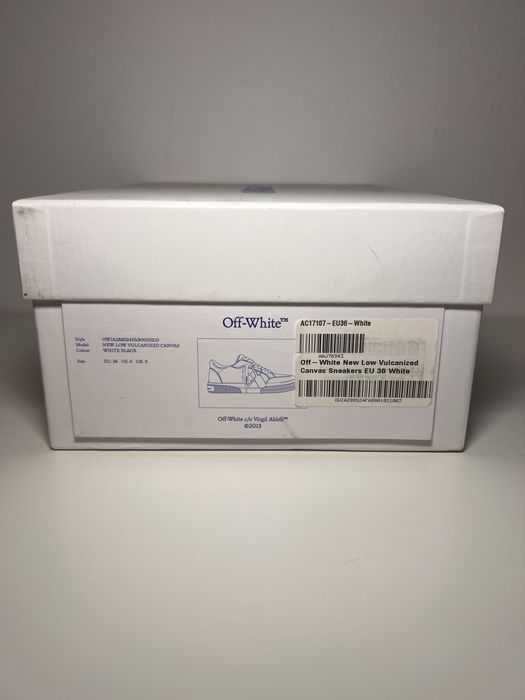 Off-White Vulcanized Sneakers | 36 ( fit 37 )