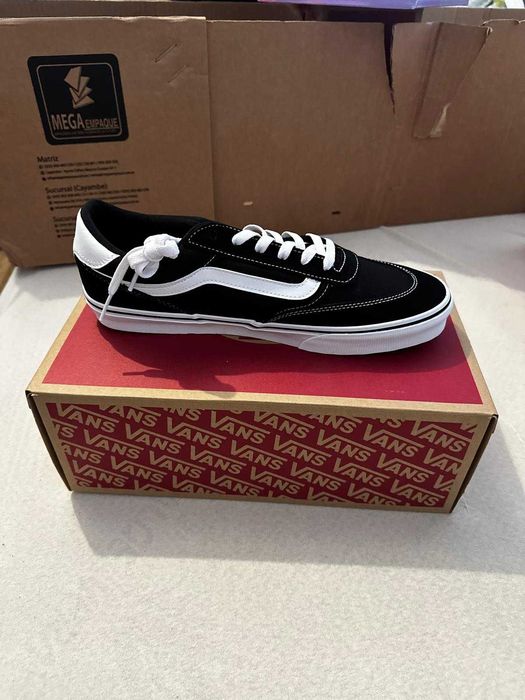 Vans Brooklyn Ls negru/alb, marimea 44 nou, la cutie