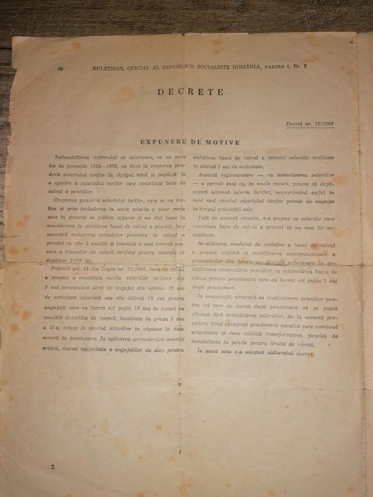 Decret vechi comunist