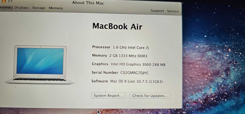 laptop macbook air apple i5